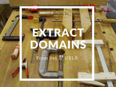 extract domains from urls
